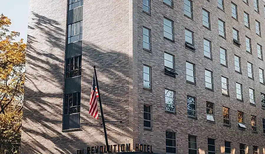 Exterior of The Revolution Hotel in Boston