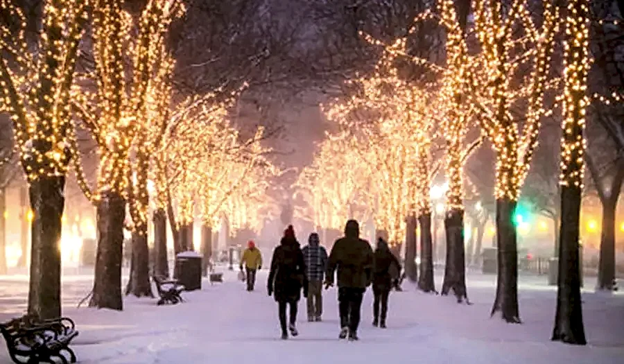 Walking Around boston